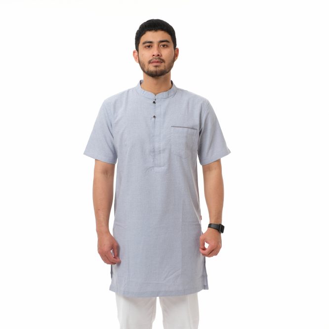 Baju Koko Nabath Azraq