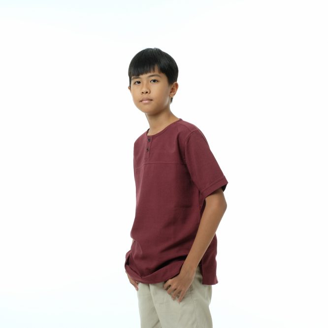 Urban Farabi Maroon Kids - Gambar 3