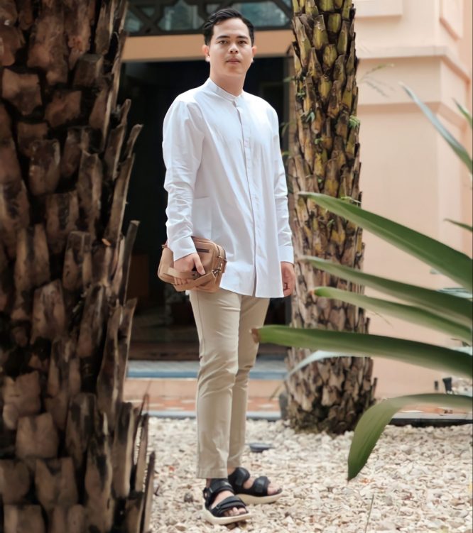 Baju Koko Azmi Putih